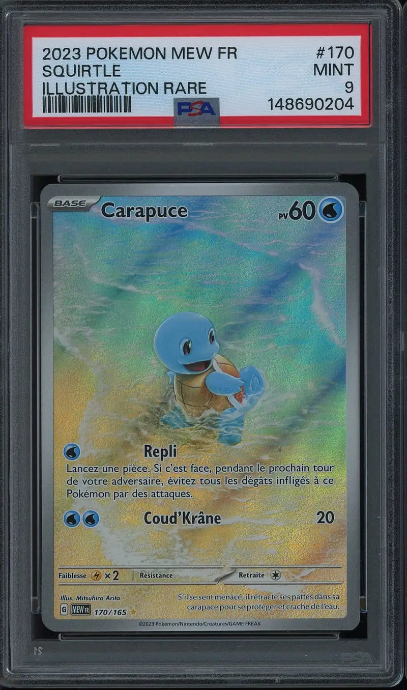 PSA 9 Carapuce