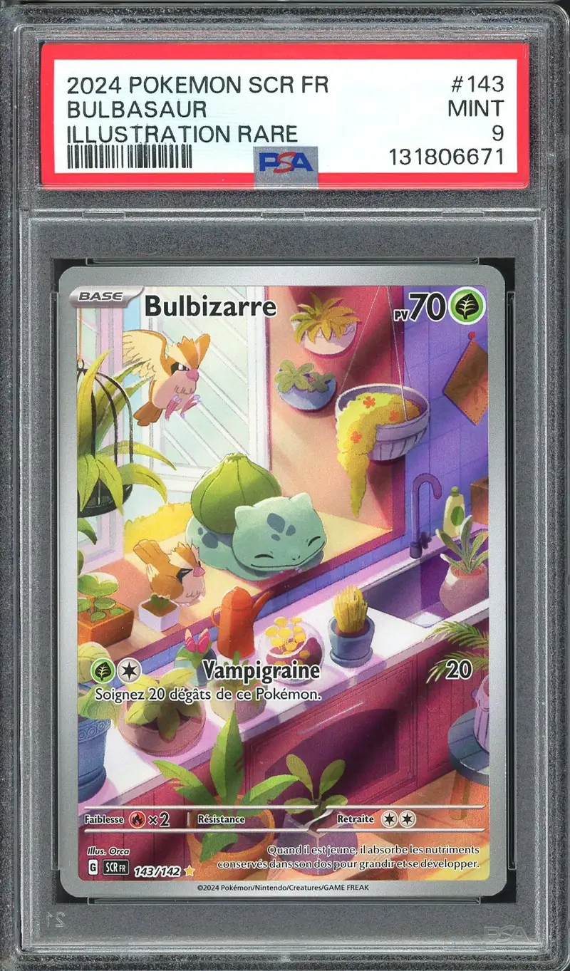 PSA 9 Bulbizarre