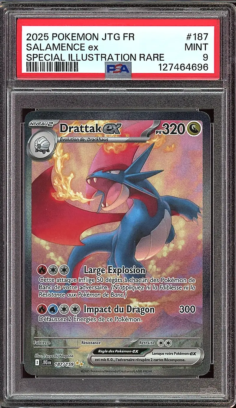 PSA 9 Drattak Ex