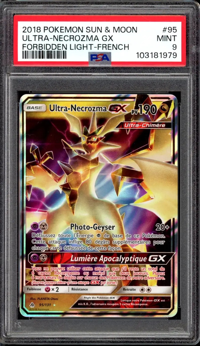 PSA 9 Ultra Necrozma Gx