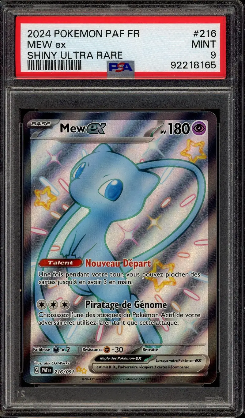 PSA 9 Mew Ex Shiny