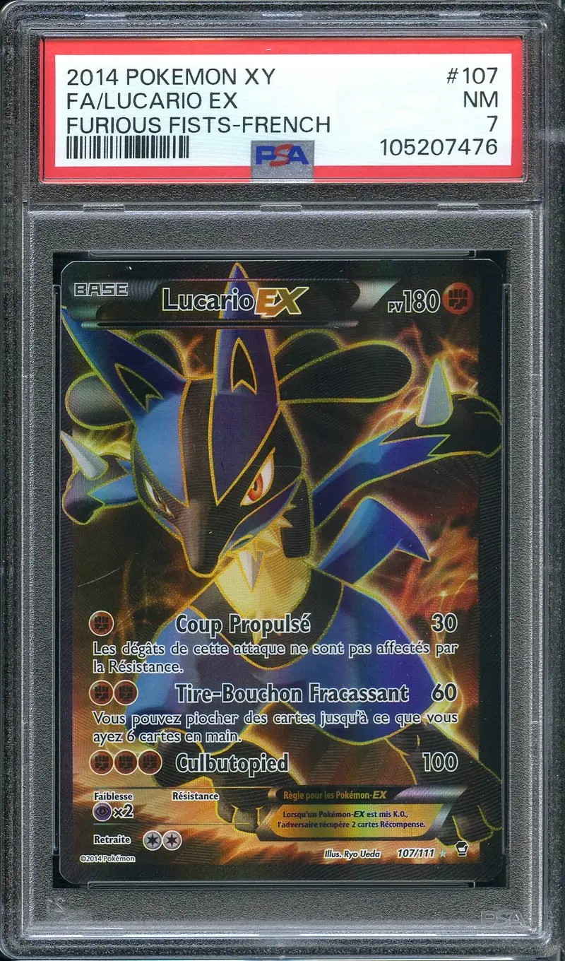 PSA 7 Lucario Ex
