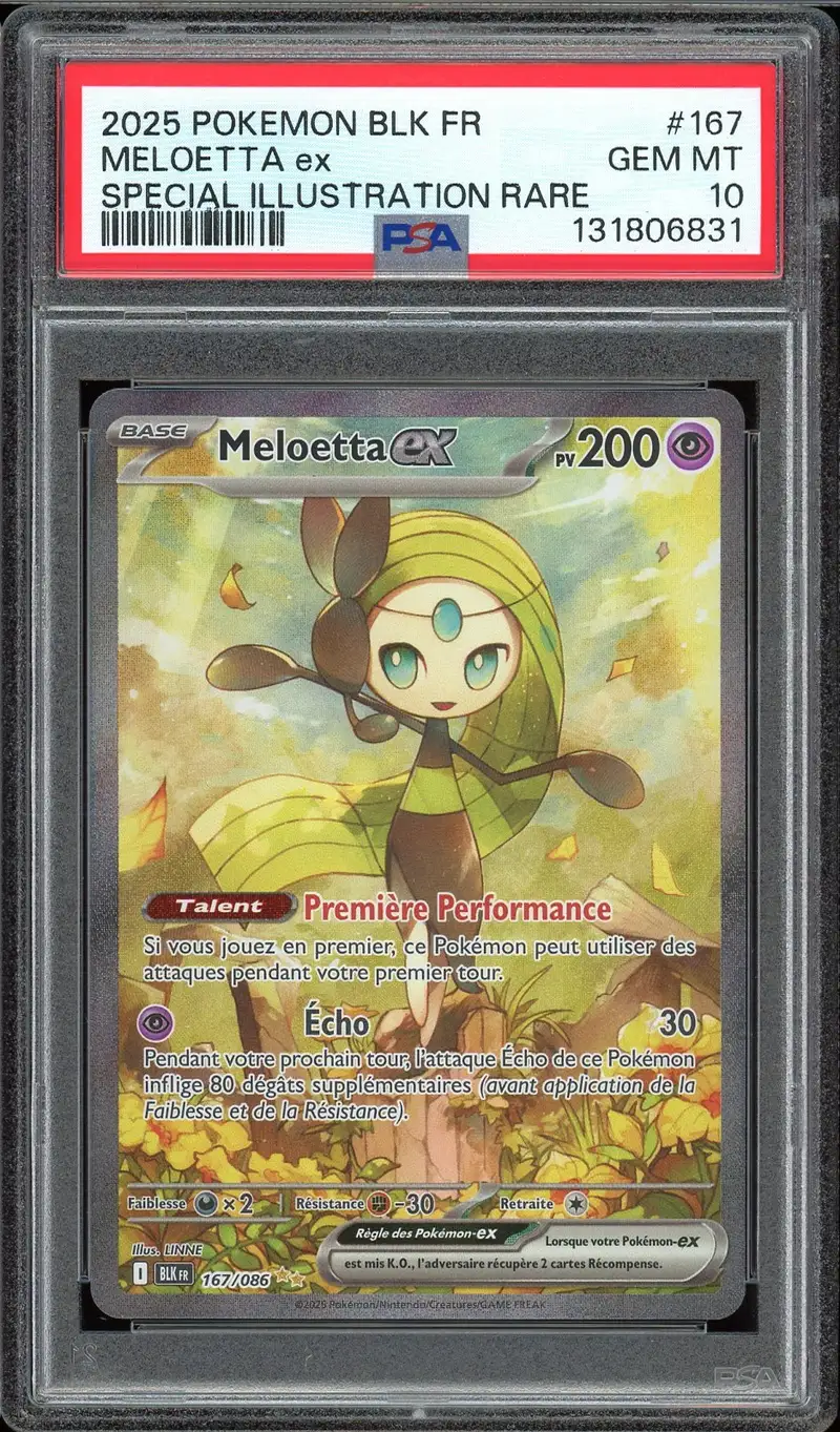 PSA 10 Meloetta Ex
