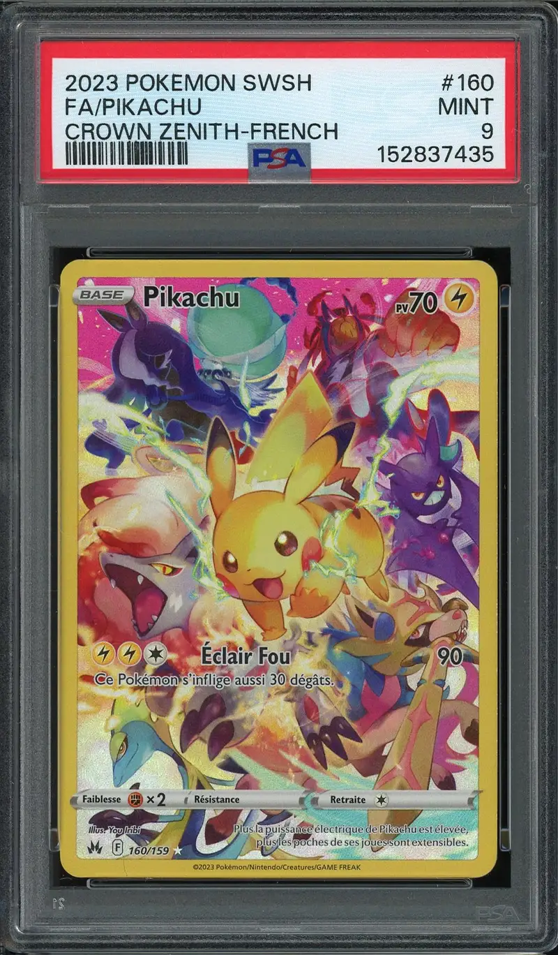 PSA 9 Pikachu