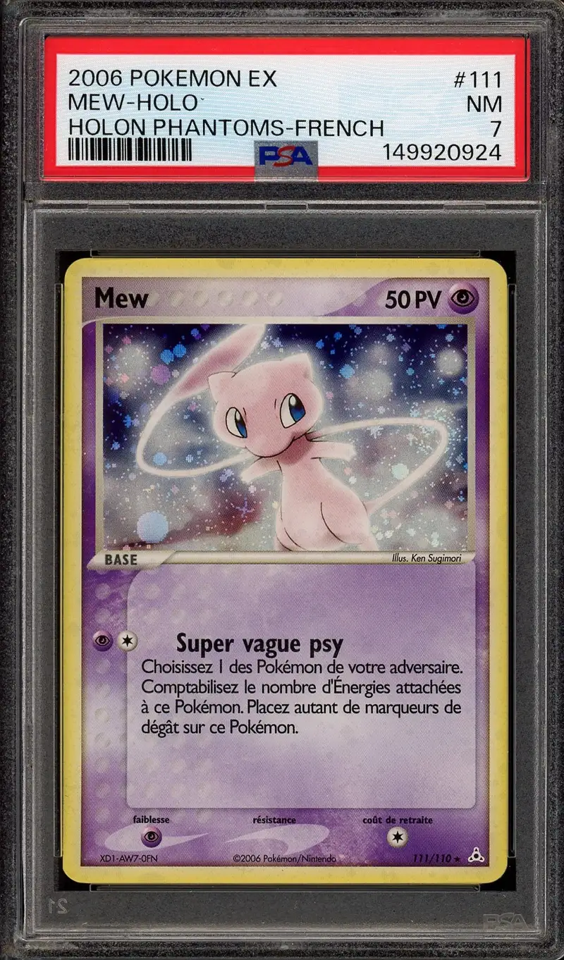 PSA 7 Mew Holo