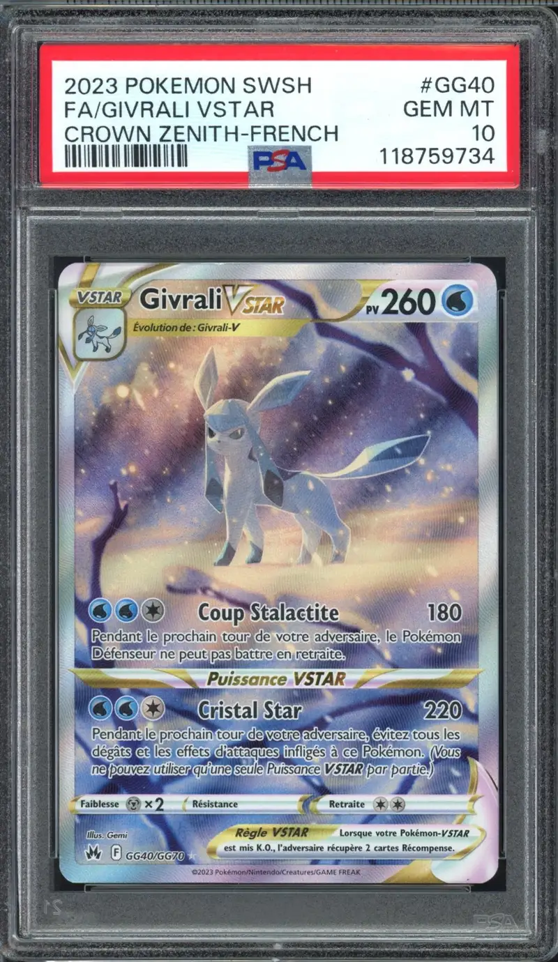 PSA 10 Givrali VStar