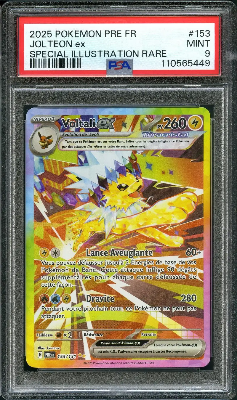 PSA 9 Voltali Ex