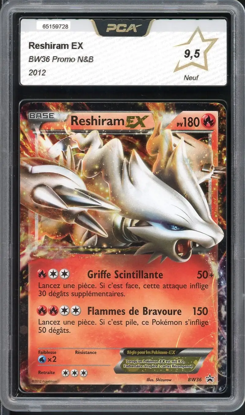 PCA 9.5 Reshiram Ex