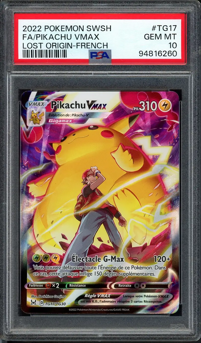PSA 10 Pikachu VMax