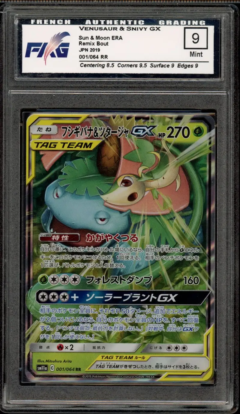 FAG 9 Venusaur & Snivy Gx