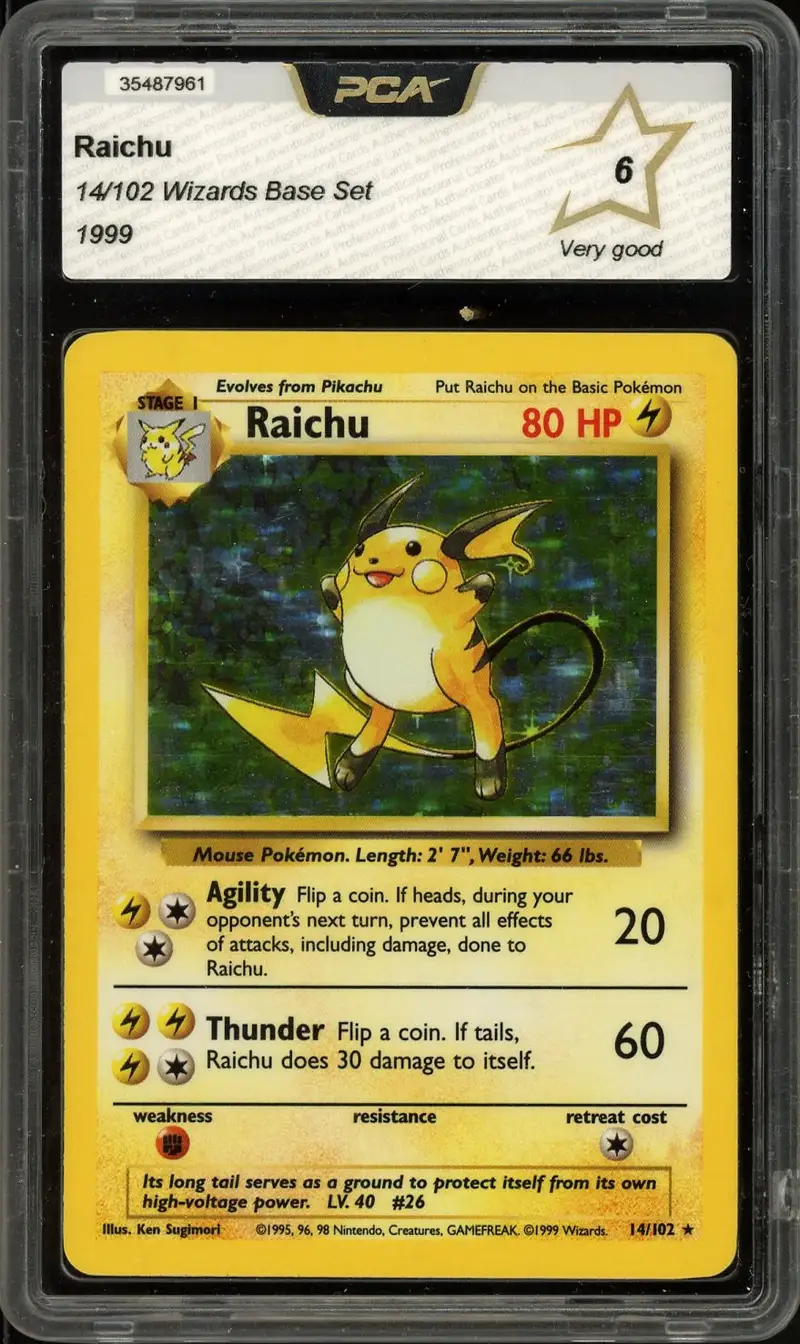 PCA 6 Raichu Holo