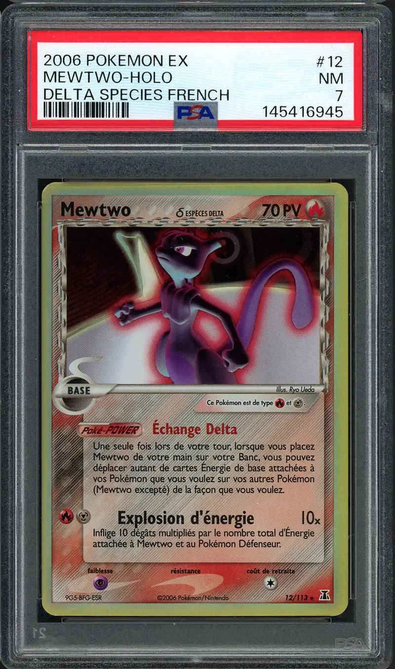 PSA 7 Mewtwo Holo