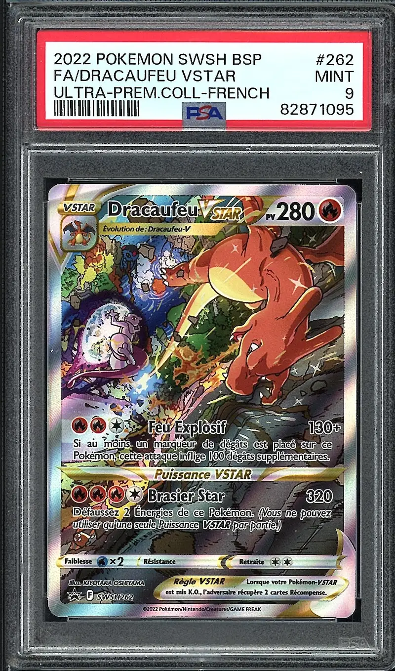 PSA 9 Dracaufeu VStar