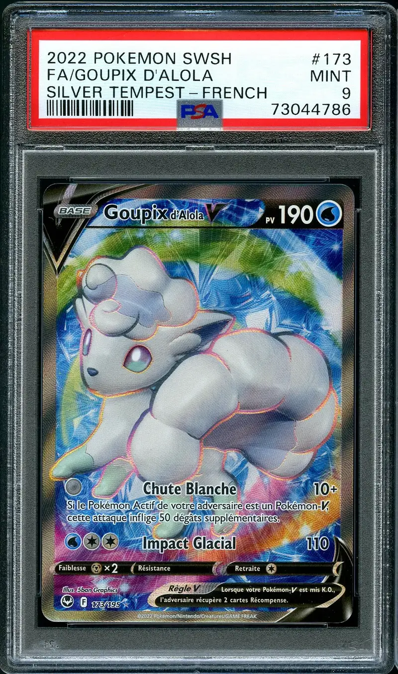 PSA 9 Goupix d'Alola V