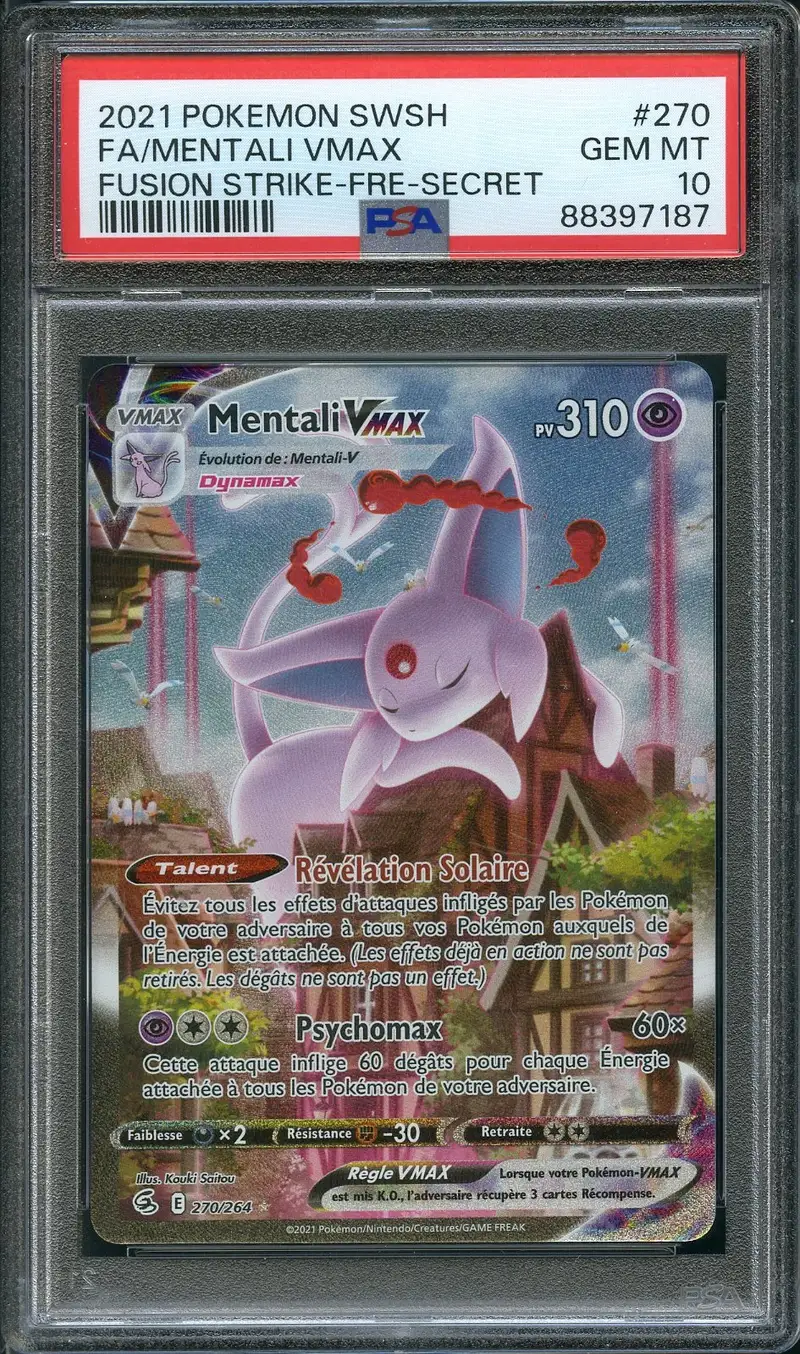 PSA 10 Mentali VMax