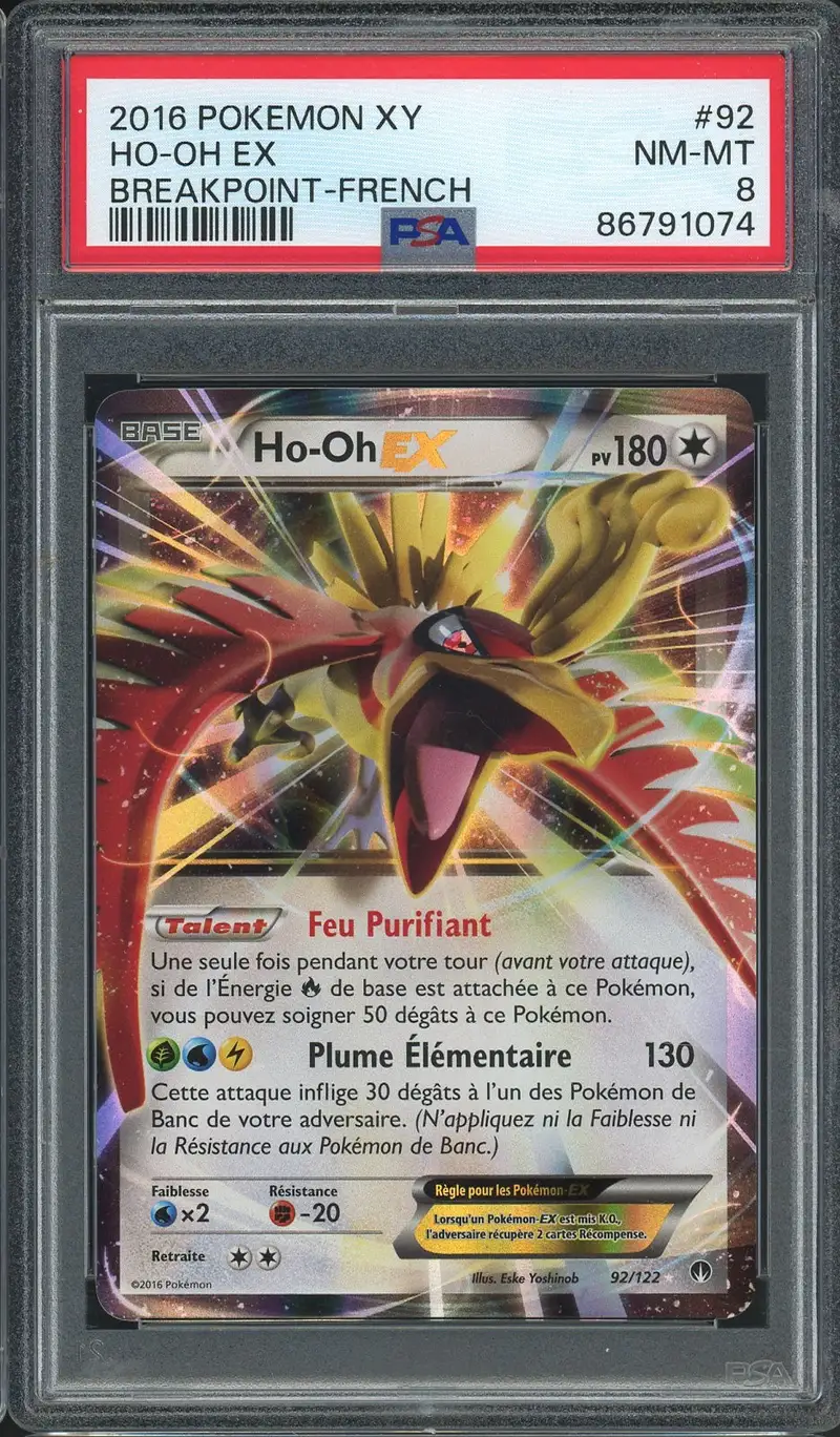 PSA 8 Ho-Oh Ex