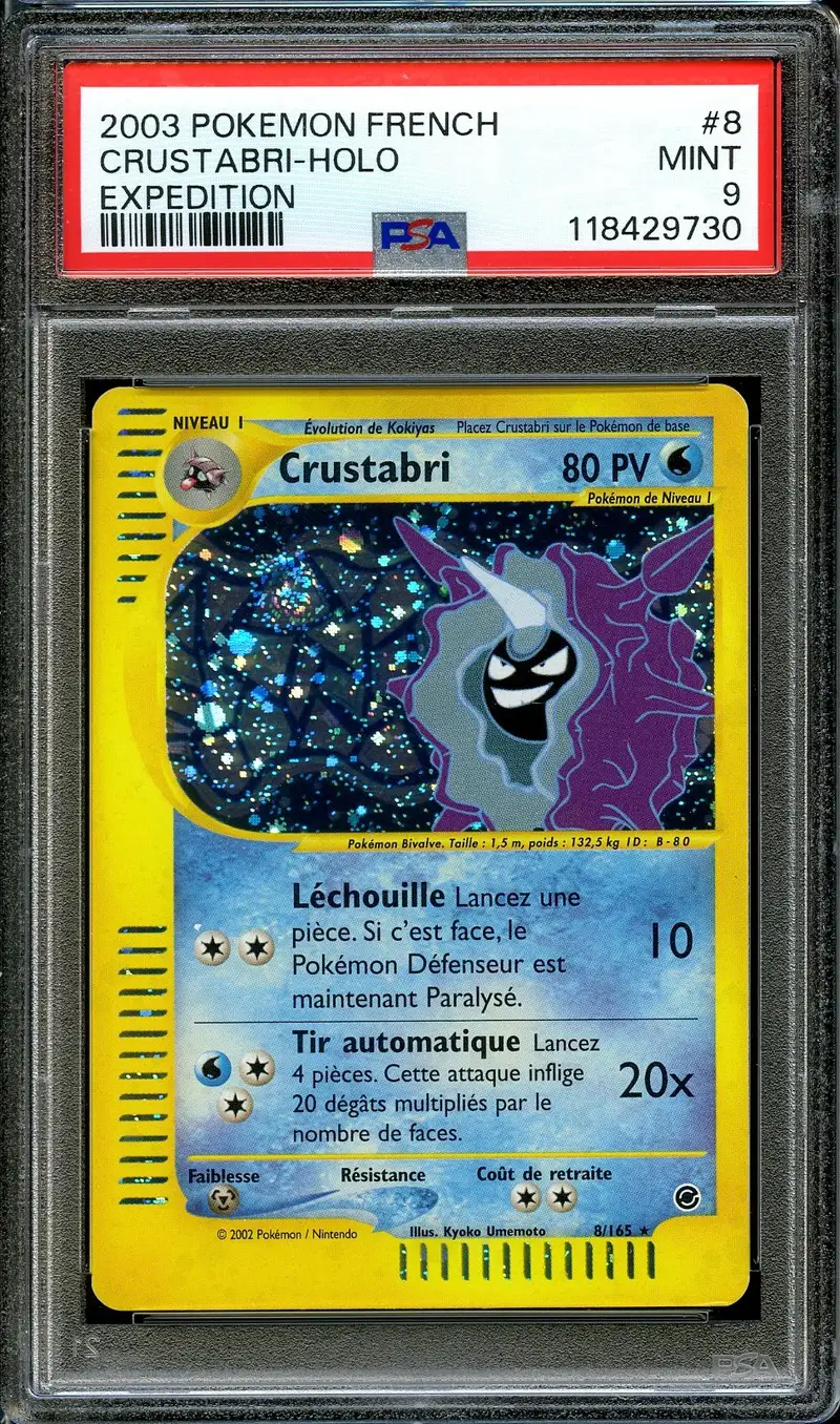 PSA 9 Crustabri Holo