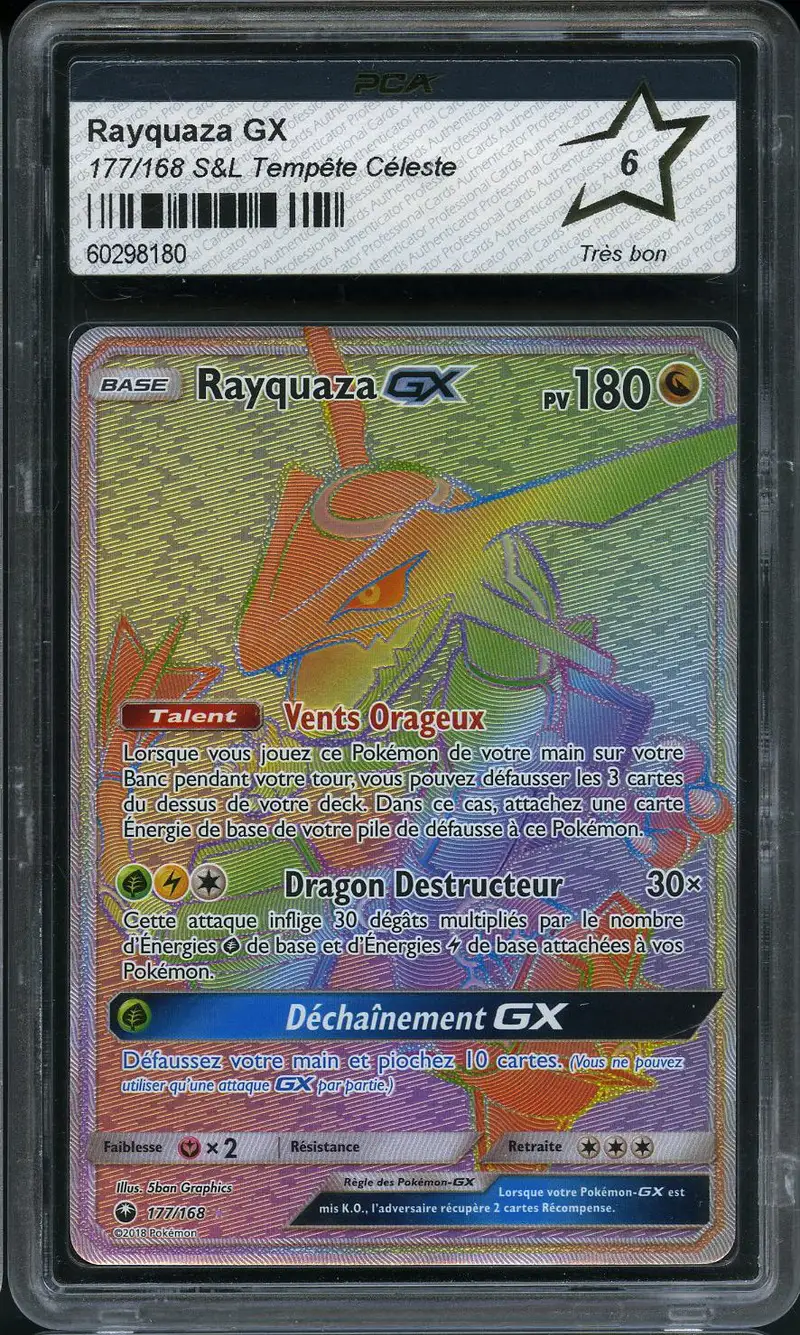 PCA 6 Rayquaza Gx Rainbow