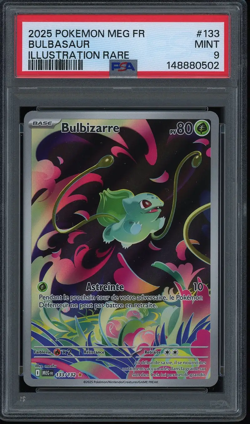 PSA 9 Bulbizarre