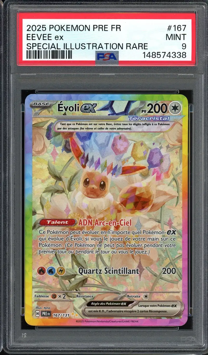 PSA 9 Évoli Ex