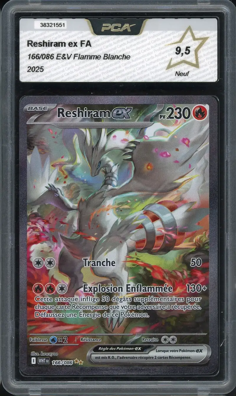 PCA 9.5 Reshiram Ex