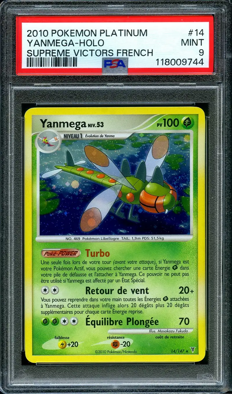 PSA 9 Yanmega Holo
