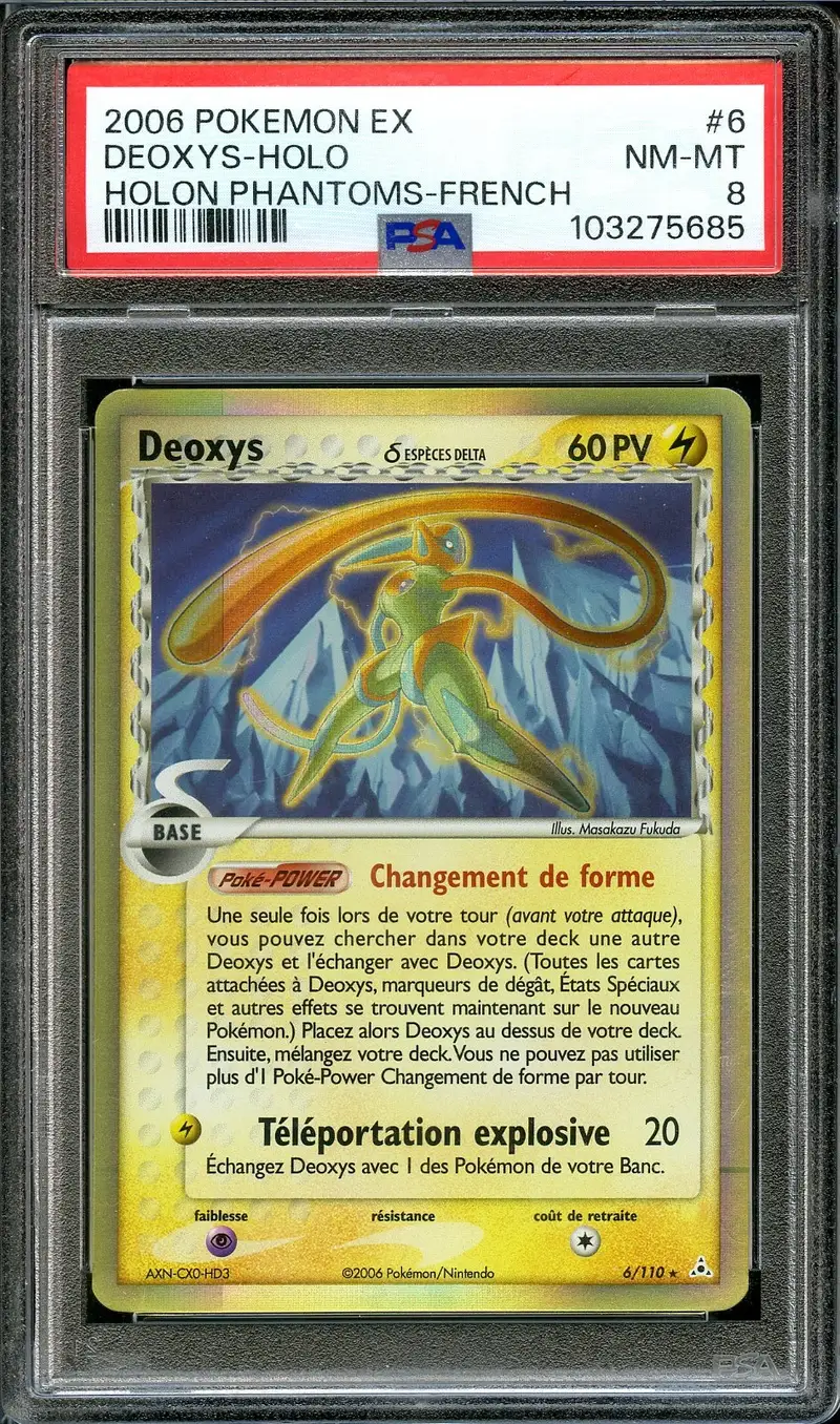 PSA 8 Deoxys Holo