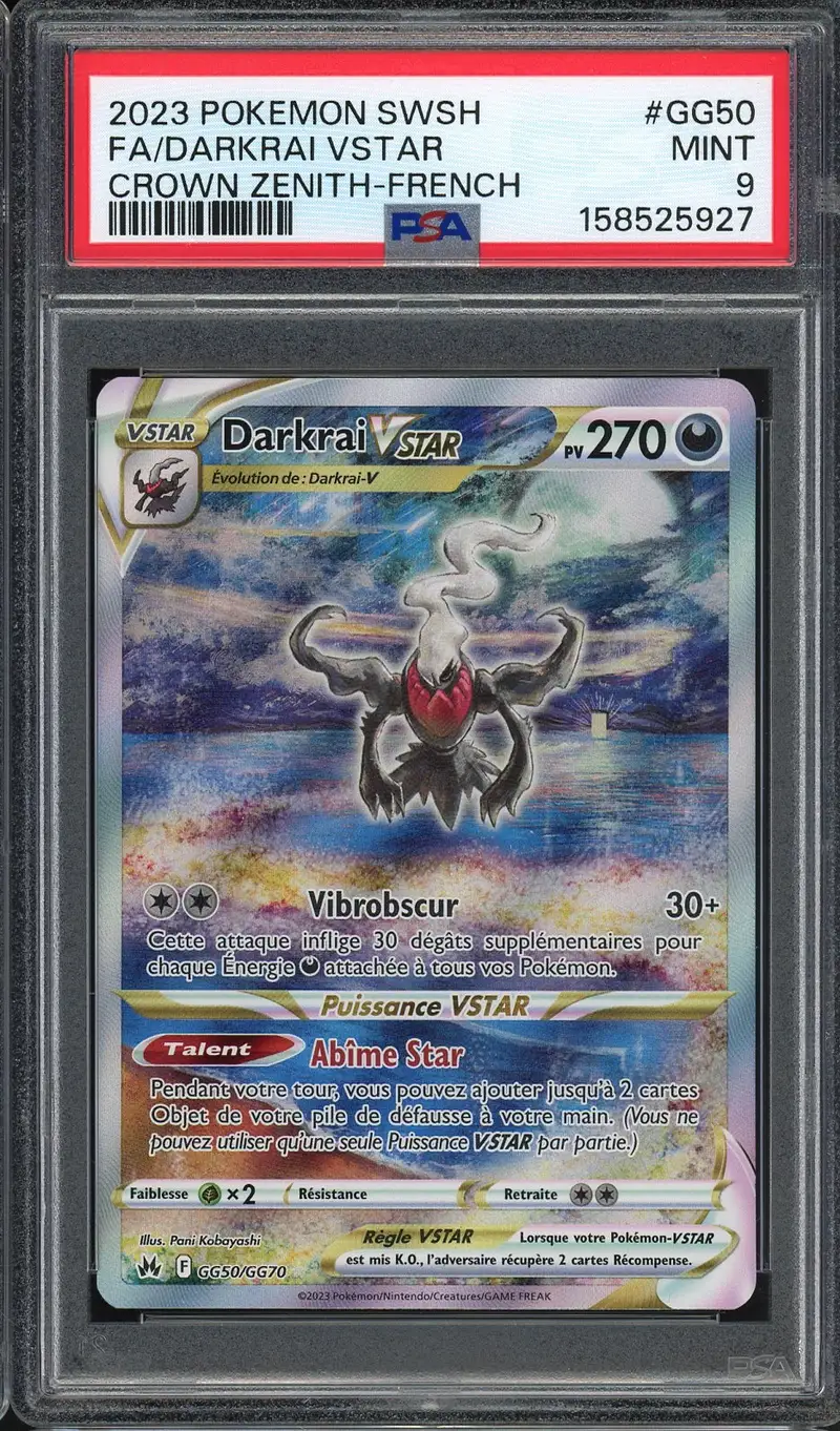 PSA 9 Darkrai VStar