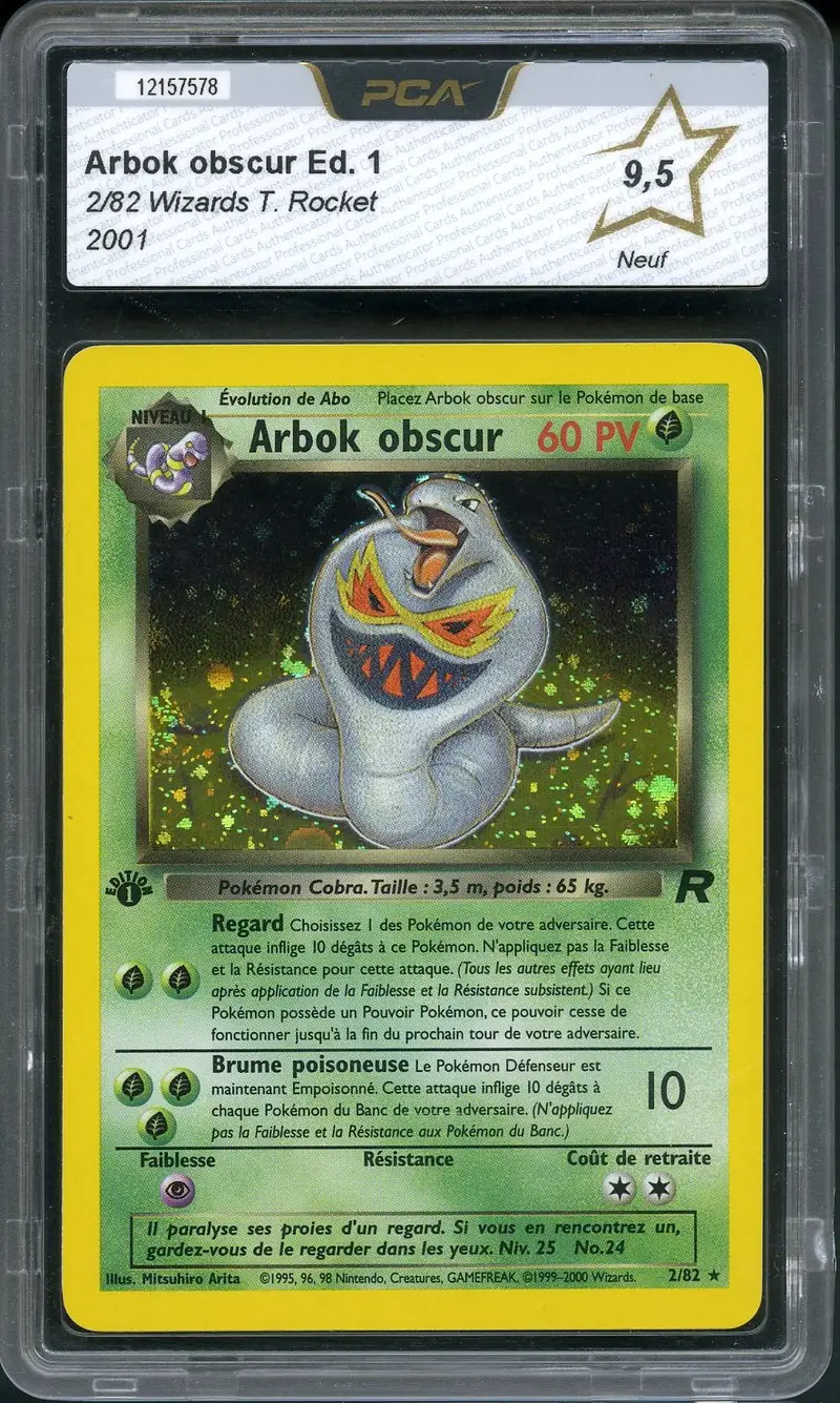 PCA 9.5 Arbok Obscur Holo