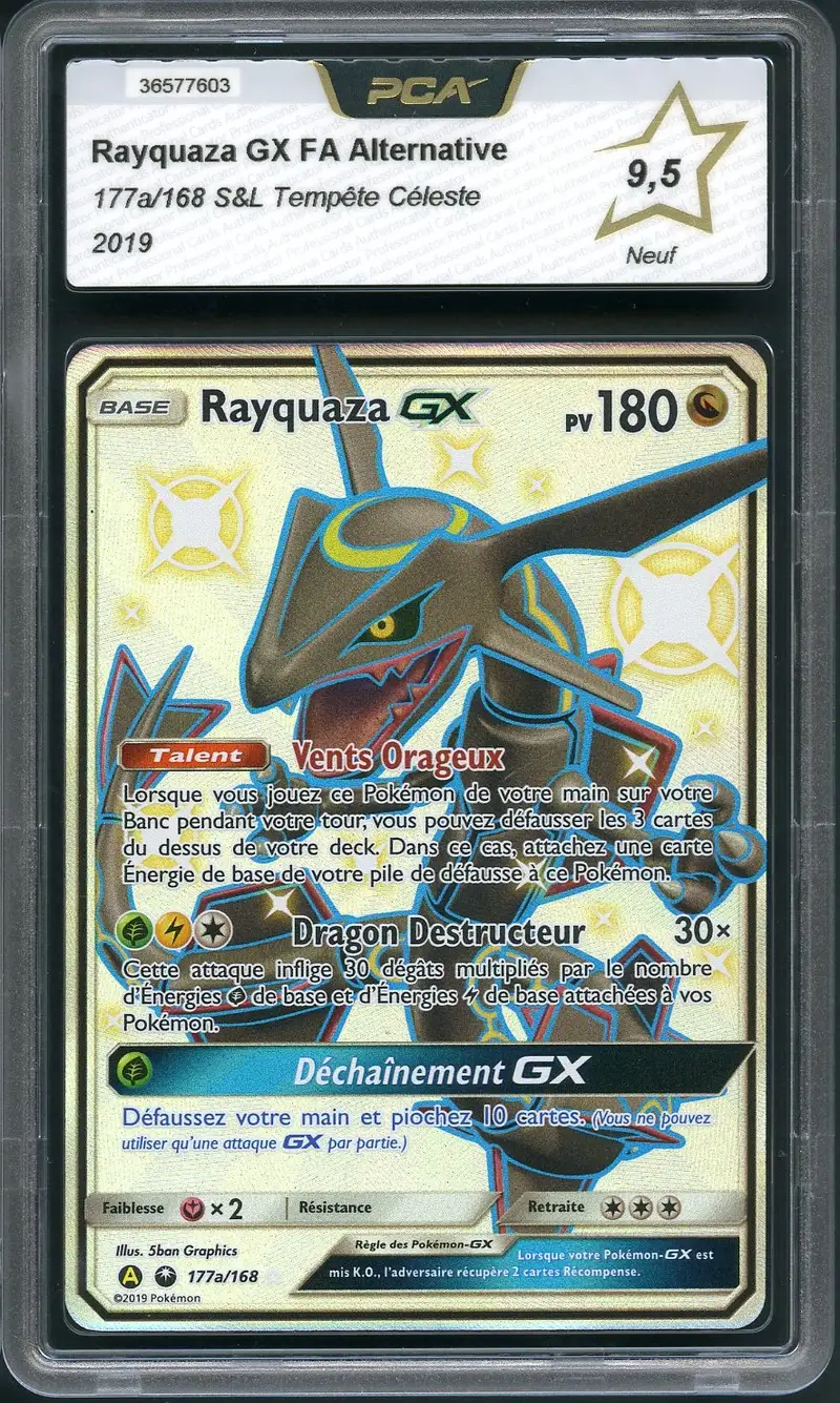 PCA 9.5 Rayquaza Gx Shiny