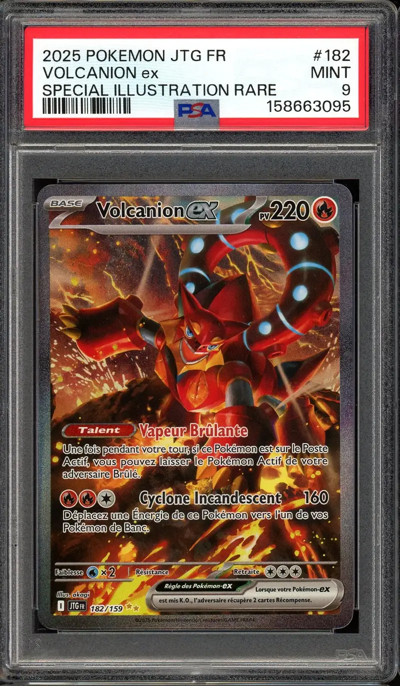 PSA 9 Volcanion Ex