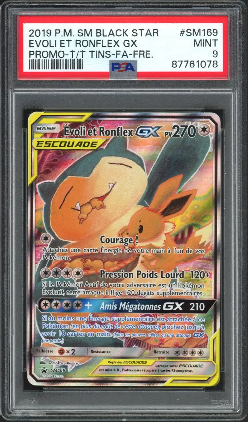 PSA 9 Evoli et Ronflex Gx