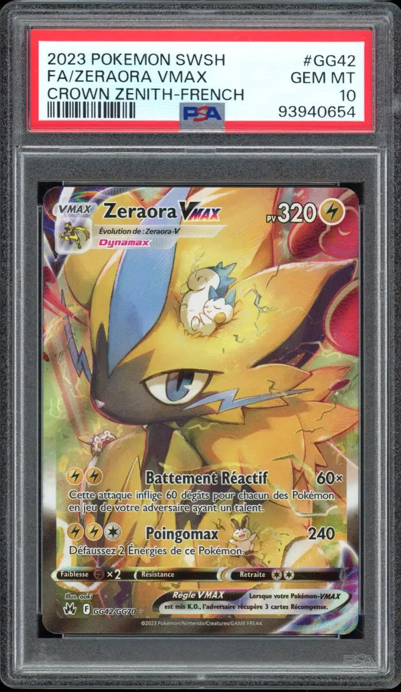 PSA 10 Zeraora VMax