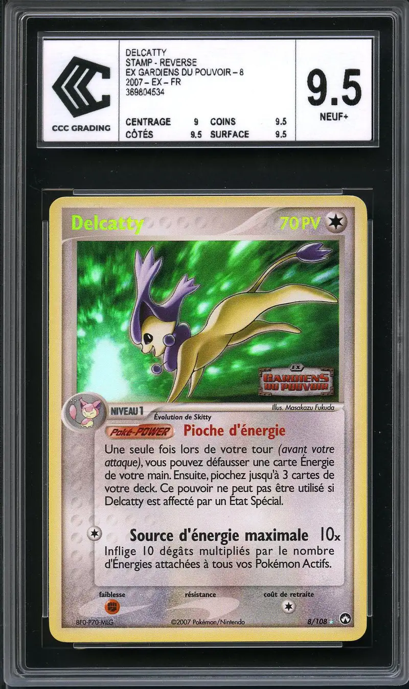 CCC 9.5 Delcatty Holo Reverse