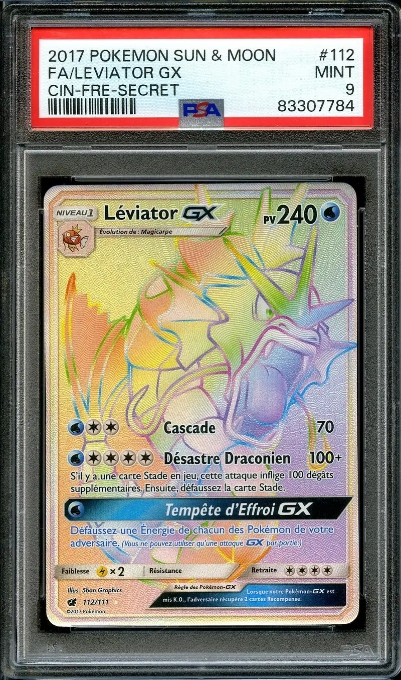 PSA 9 Léviator Gx Rainbow