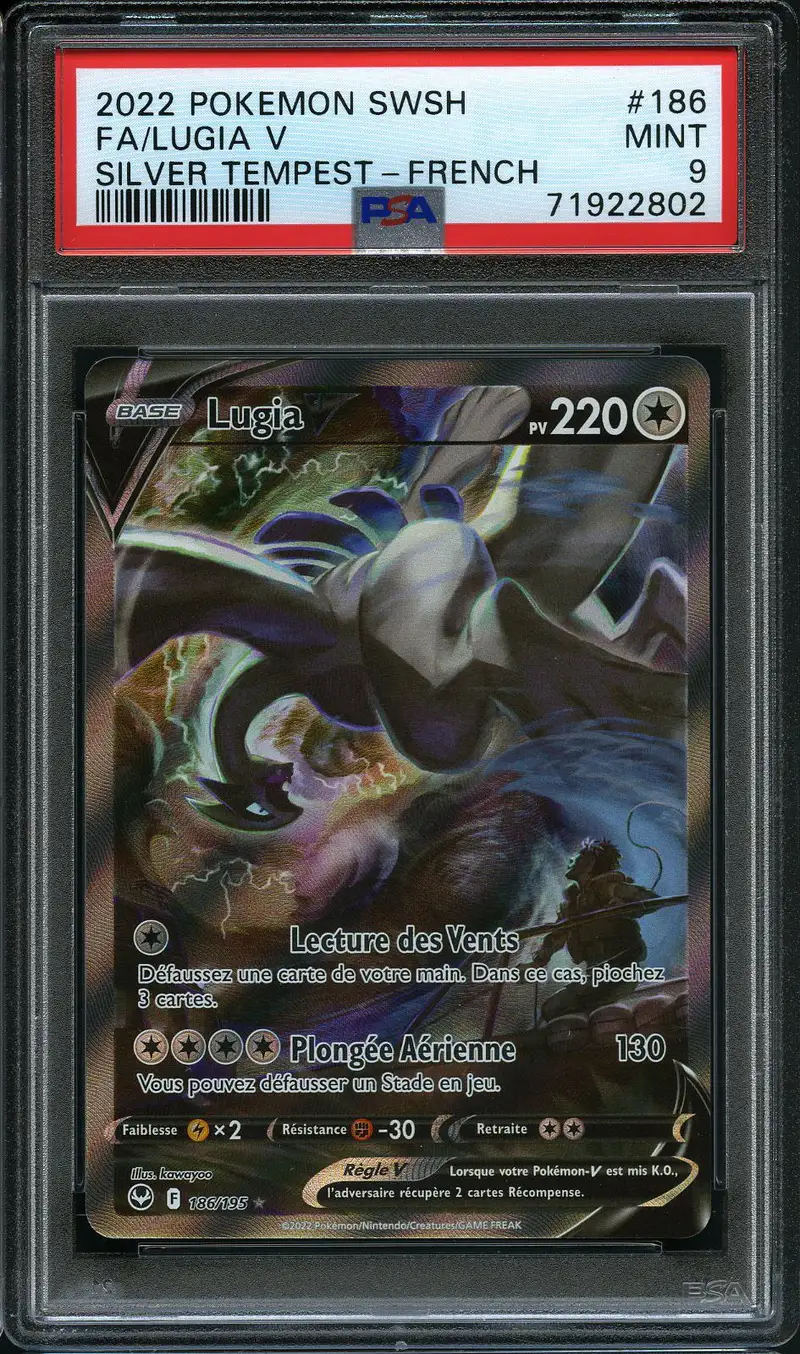 PSA 9 Lugia V