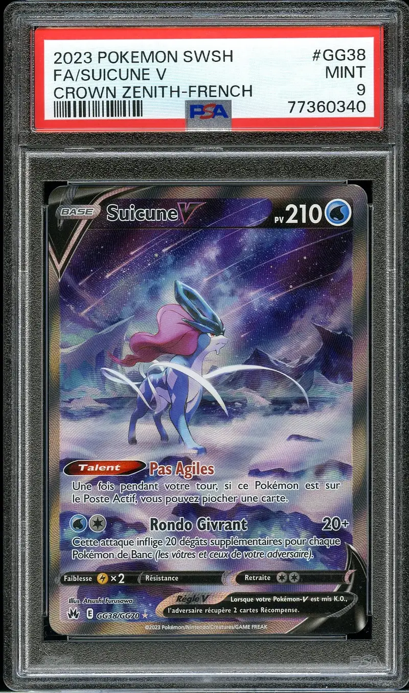 PSA 9 Suicune V
