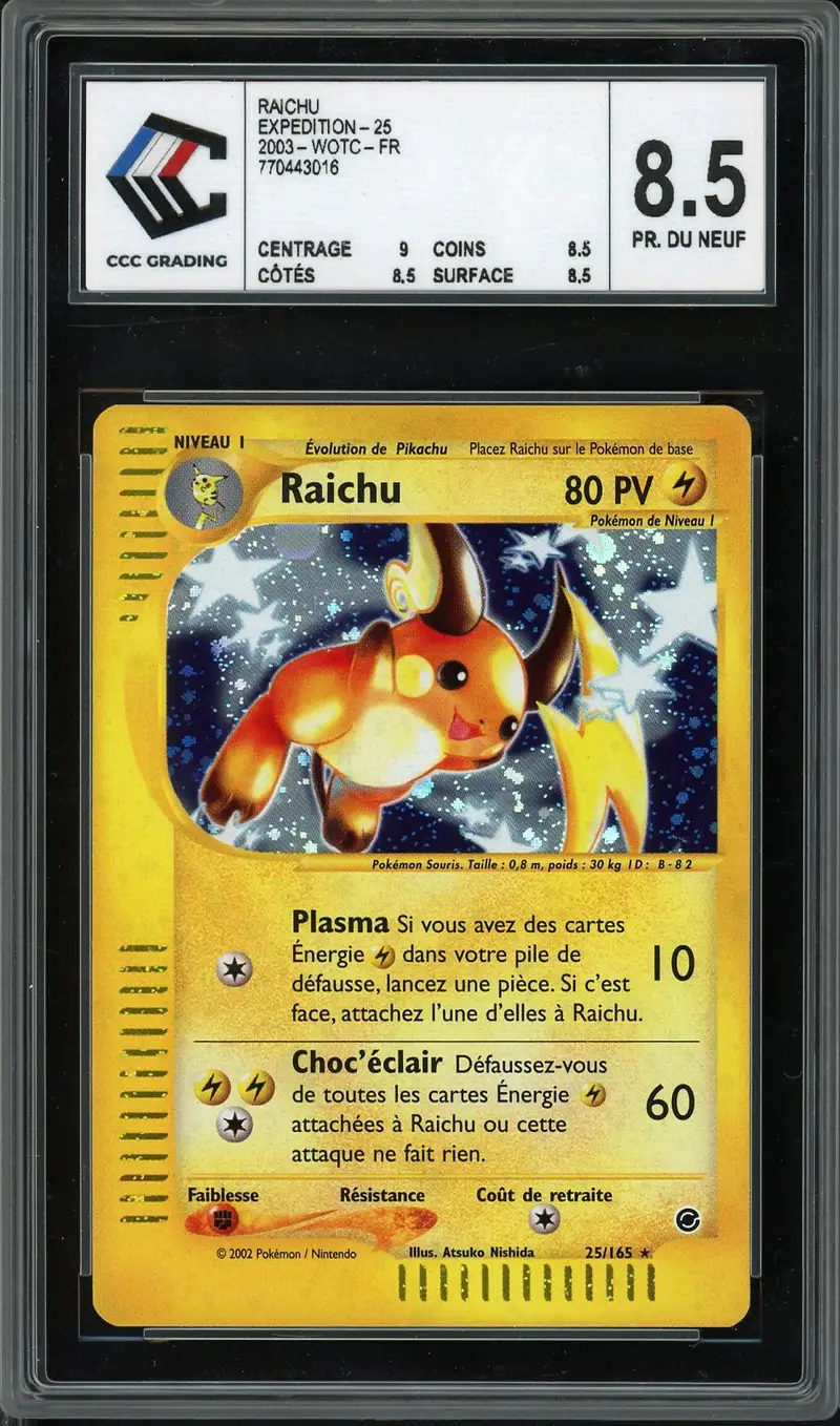 CCC 8.5 Raichu Holo