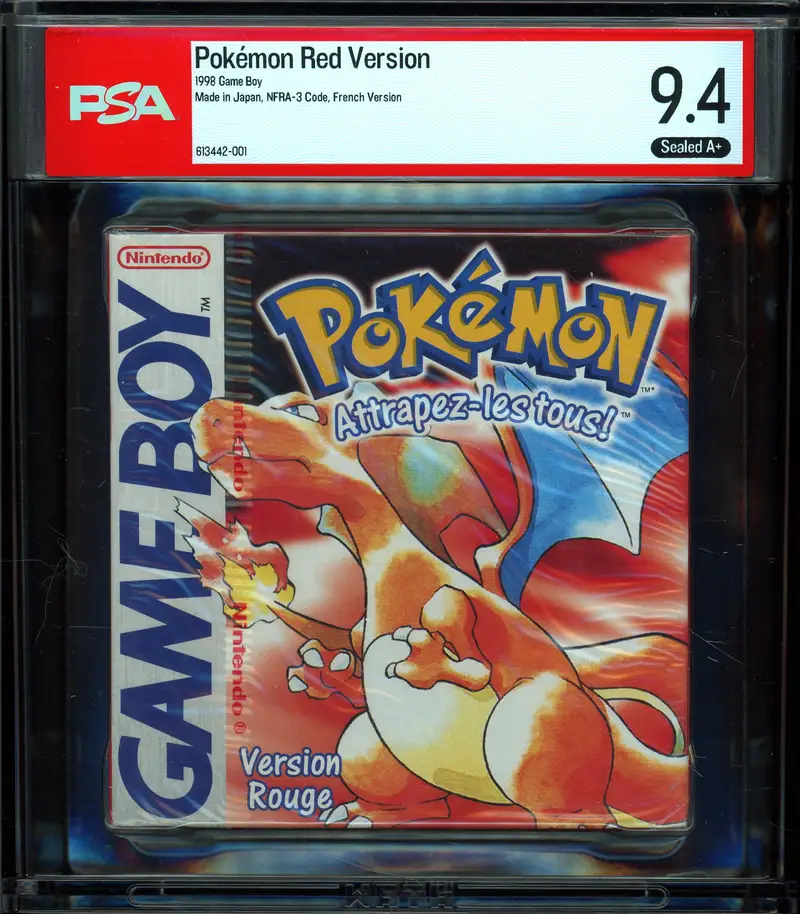 PSA 9.4 Pokémon Version Rouge