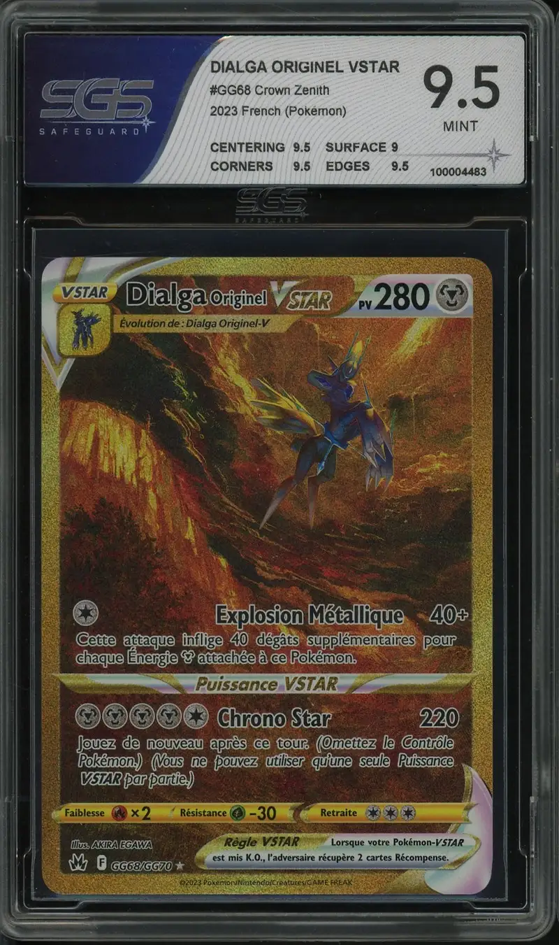 SGS 9.5 Dialga Originel VStar Gold