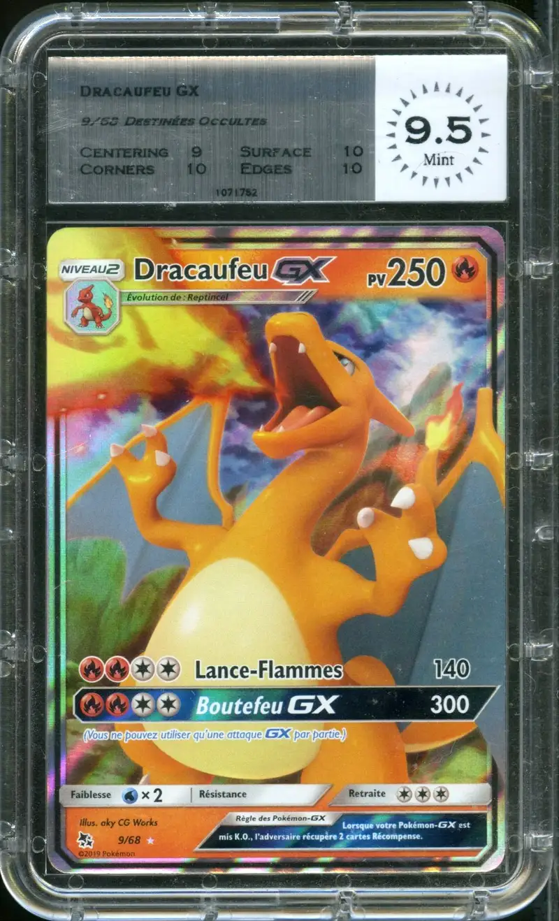 MTG 9.5 Dracaufeu Gx