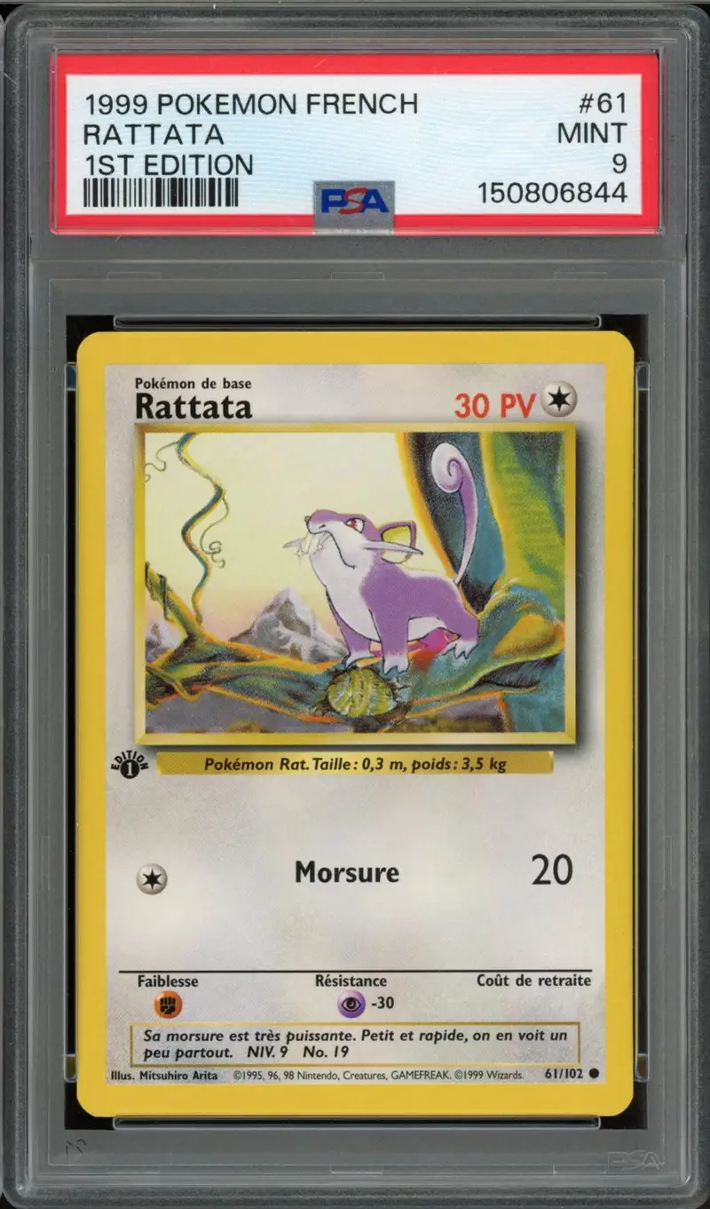 PSA 9 Rattata