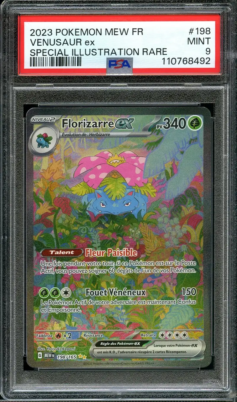 PSA 9 Florizarre Ex
