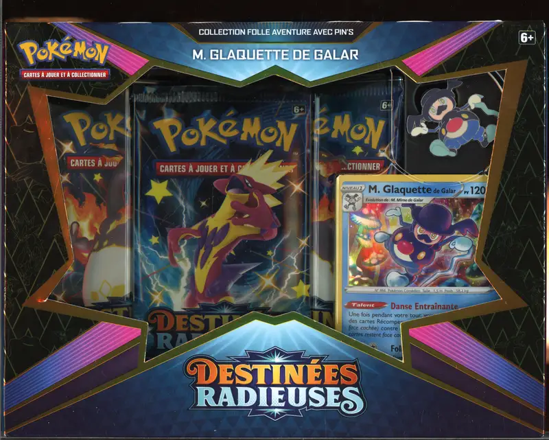 Coffret Collection Folle Aventure avec Pin's EB4.5 Destinées Radieuses
