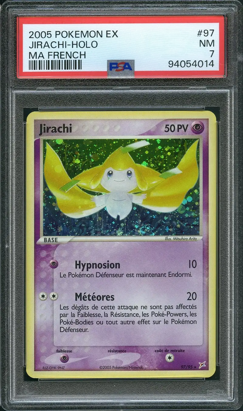 PSA 7 Jirachi Holo