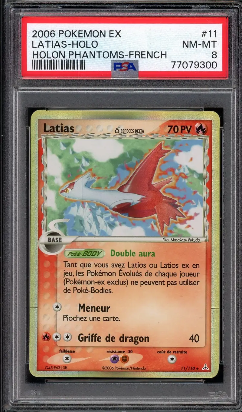 PSA 8 Latias Holo