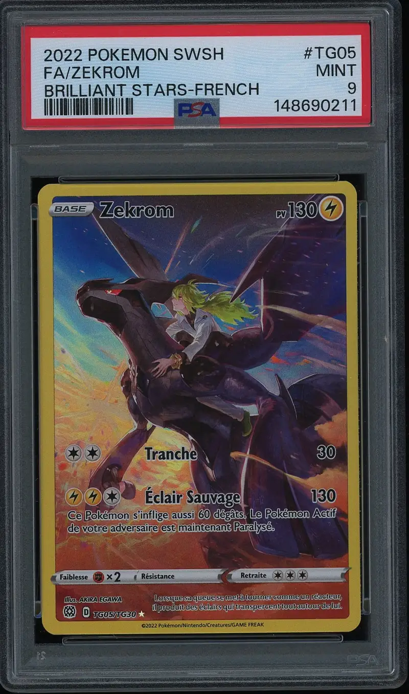 PSA 9 Zekrom