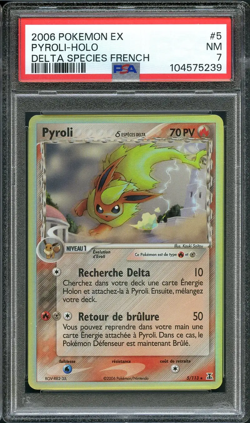 PSA 7 Pyroli Holo