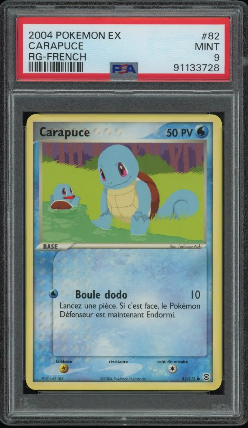 PSA 9 Carapuce