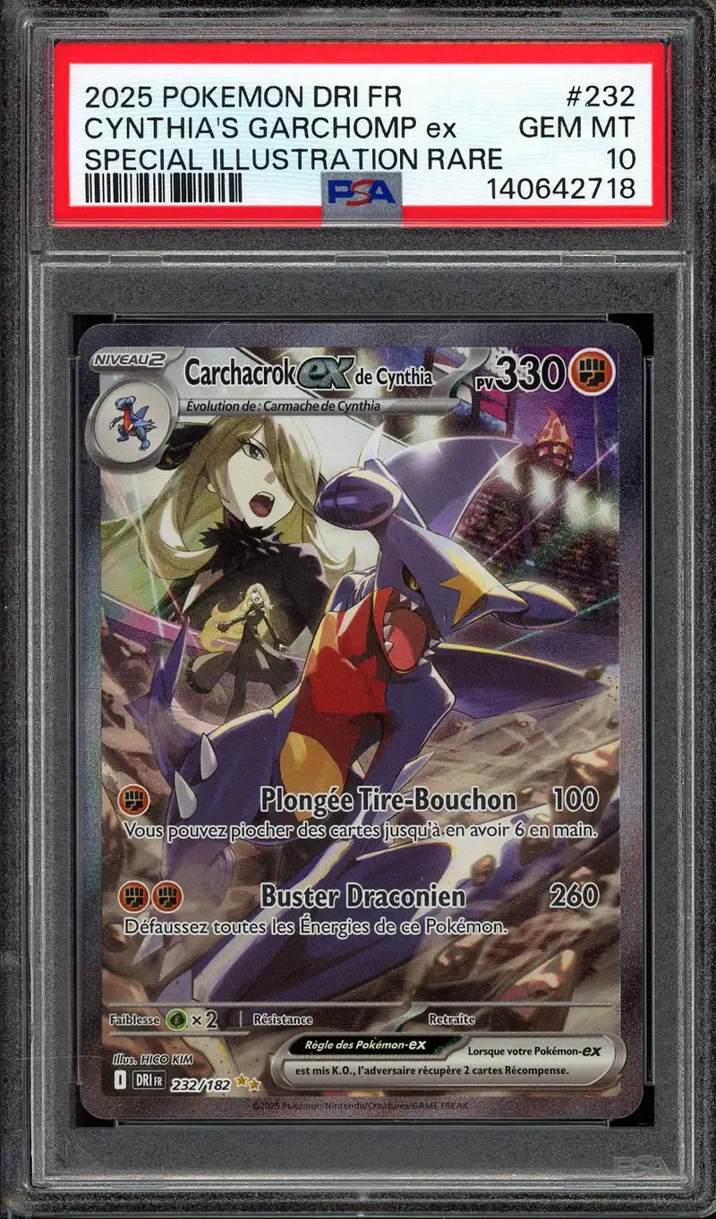PSA 10 Carchacrok Ex de Cynthia